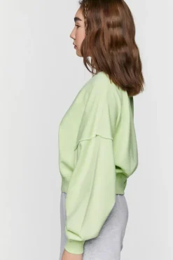 French Terry V-Neck Pullover