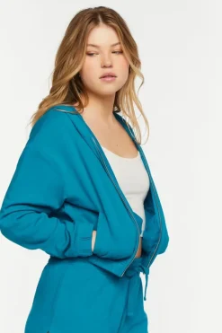 French Terry Zip-Up Hoodie