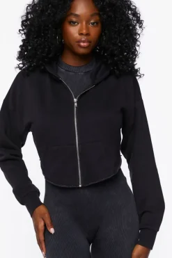 French Terry Zip-Up Hoodie