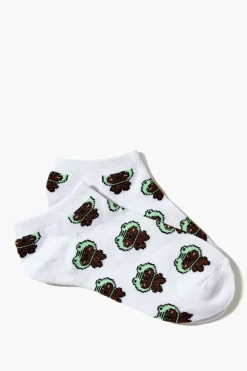 Frog Hat Bear Ankle Socks