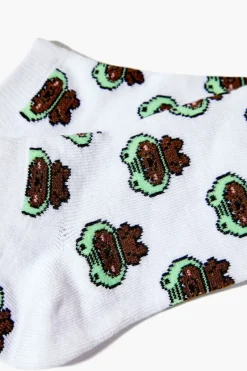 Frog Hat Bear Ankle Socks