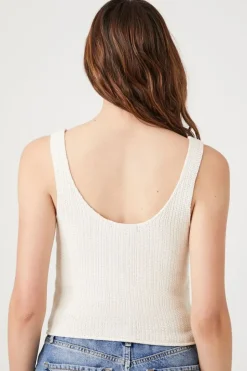 Fruit Sweater-Knit Crochet Tank Top