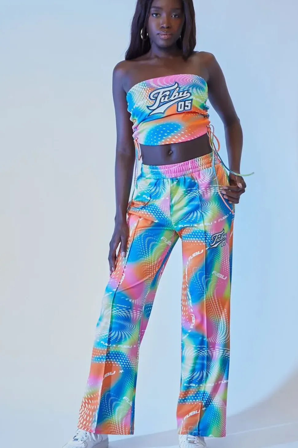 Fubu Abstract Print Pants
