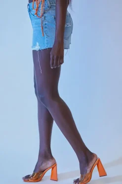 Fubu Denim Raw-Cut Shorts