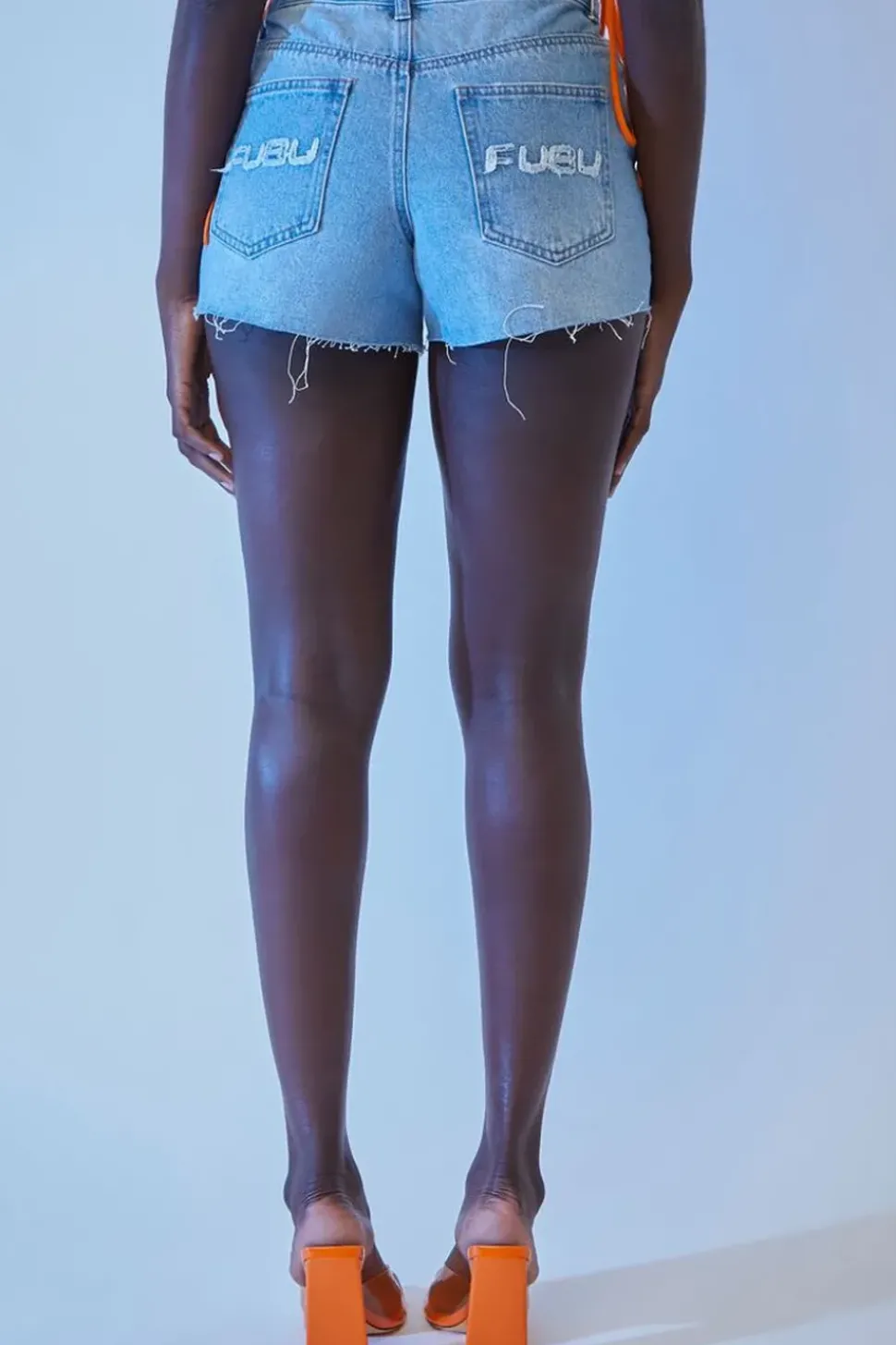 Fubu Denim Raw-Cut Shorts
