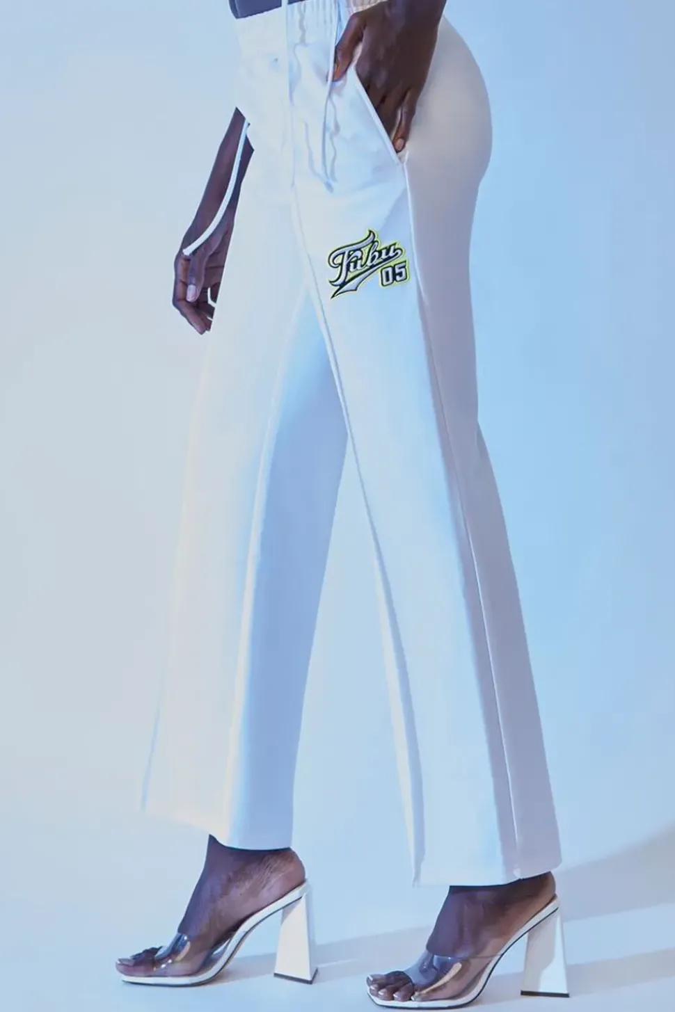 Fubu Embroidered Mesh Pants