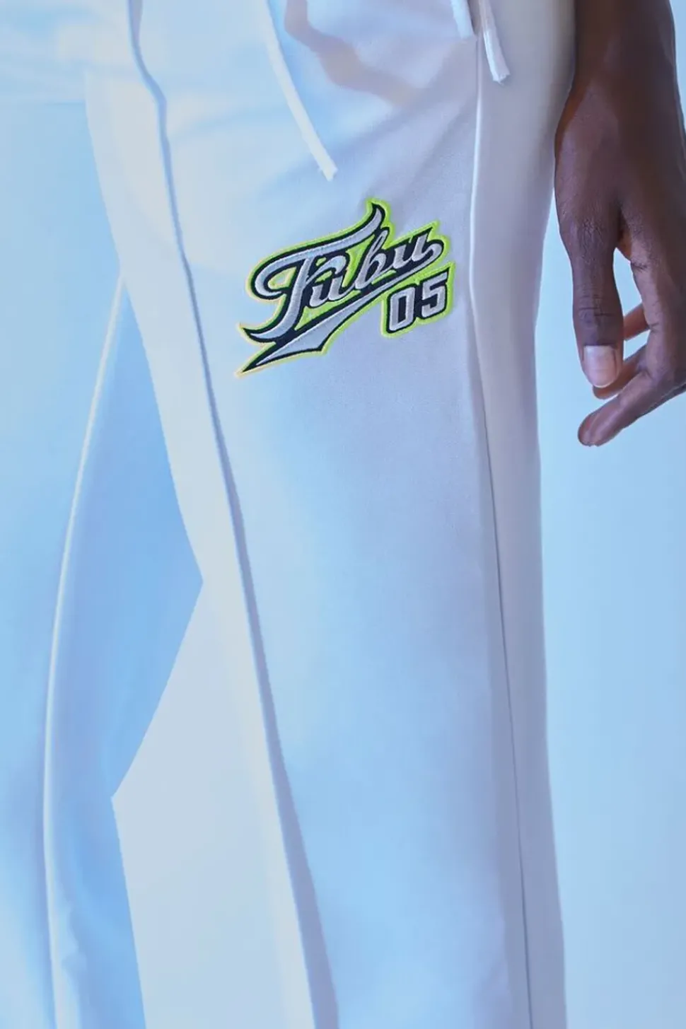 Fubu Embroidered Mesh Pants