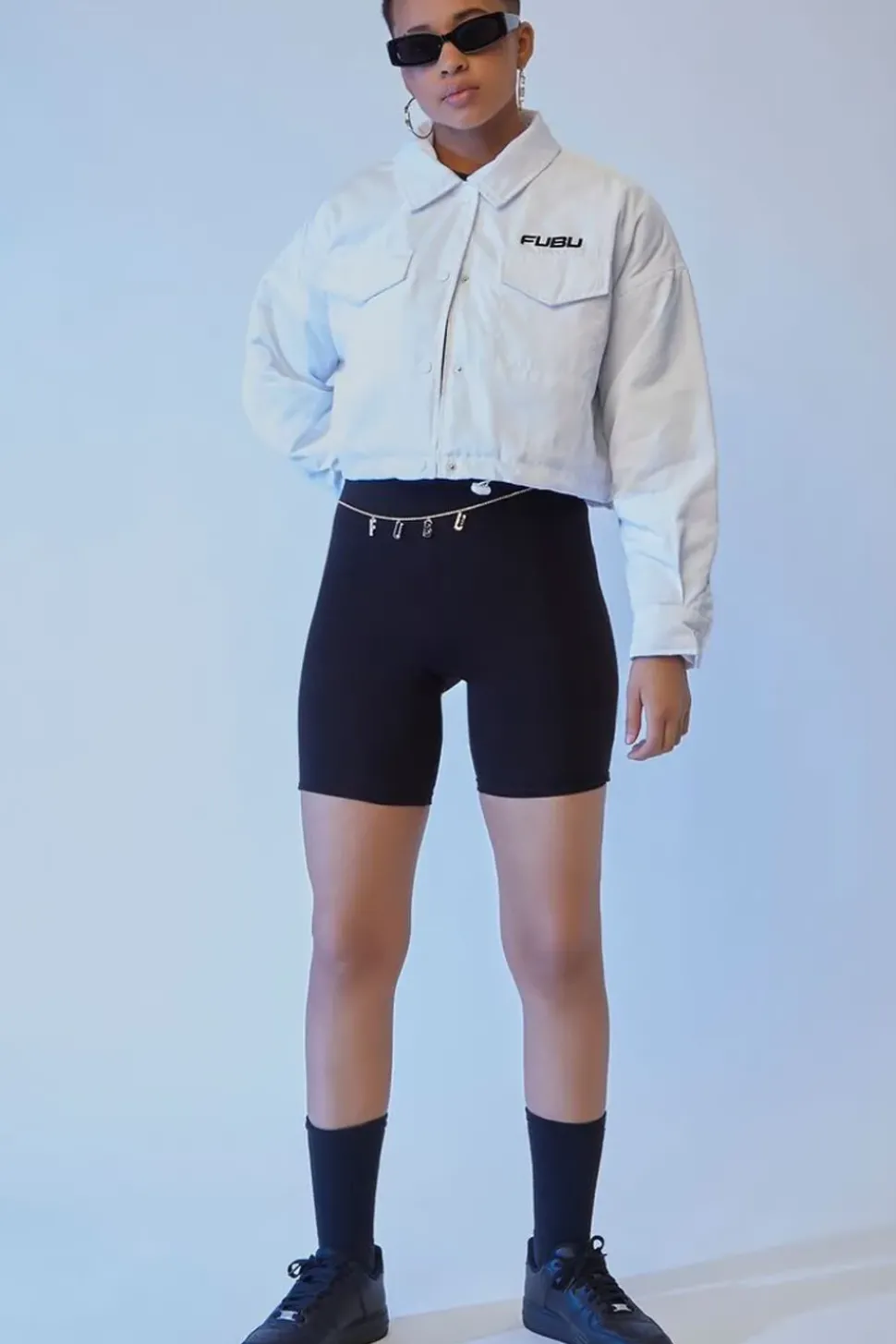 Fubu Toggle-Hem Cropped Jacket