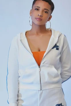 Fubu Velour Zip-Up Hoodie
