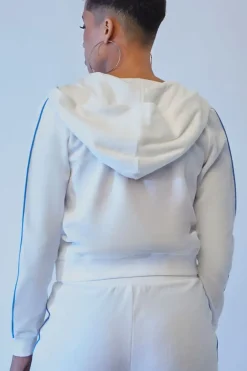 Fubu Velour Zip-Up Hoodie