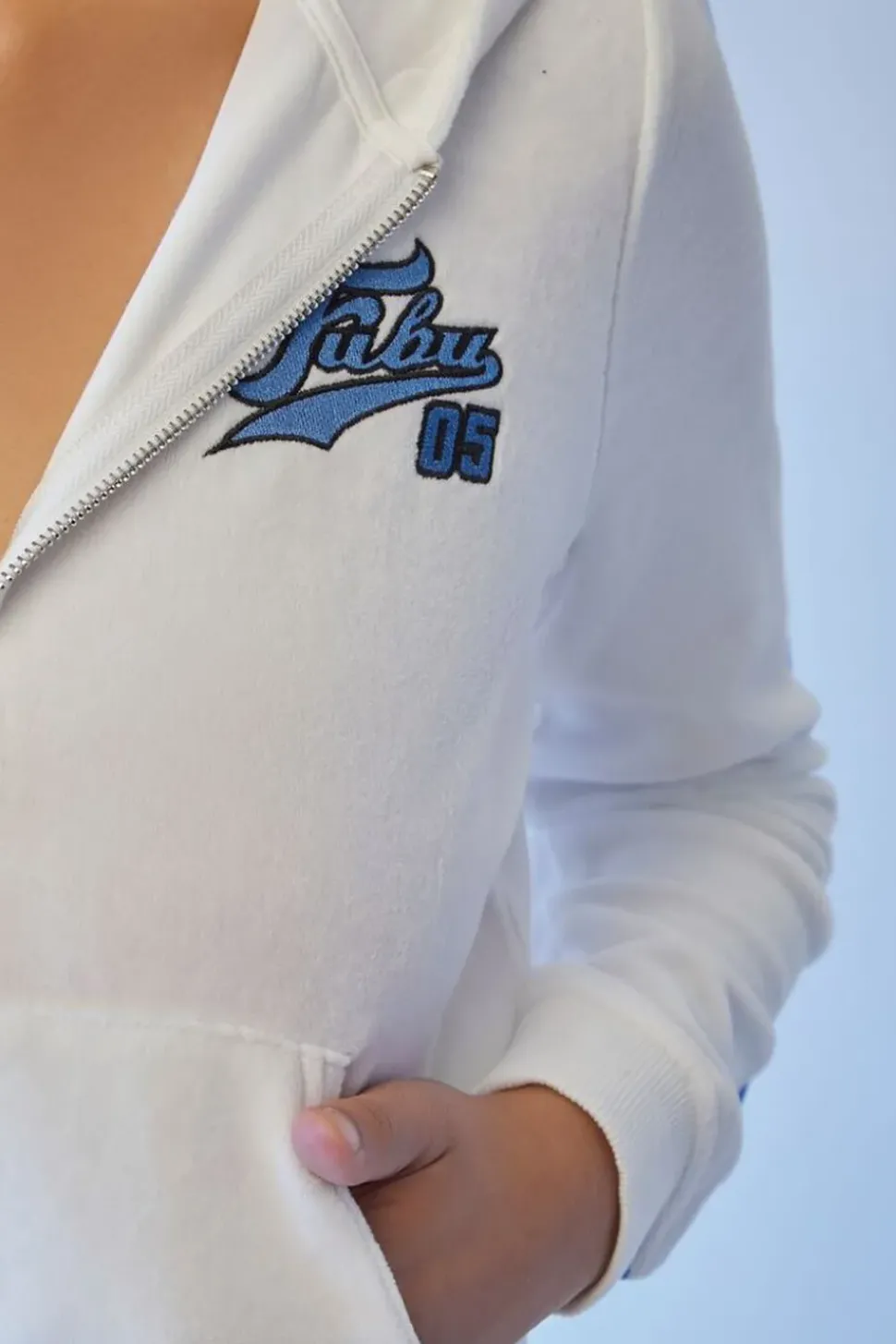 Fubu Velour Zip-Up Hoodie
