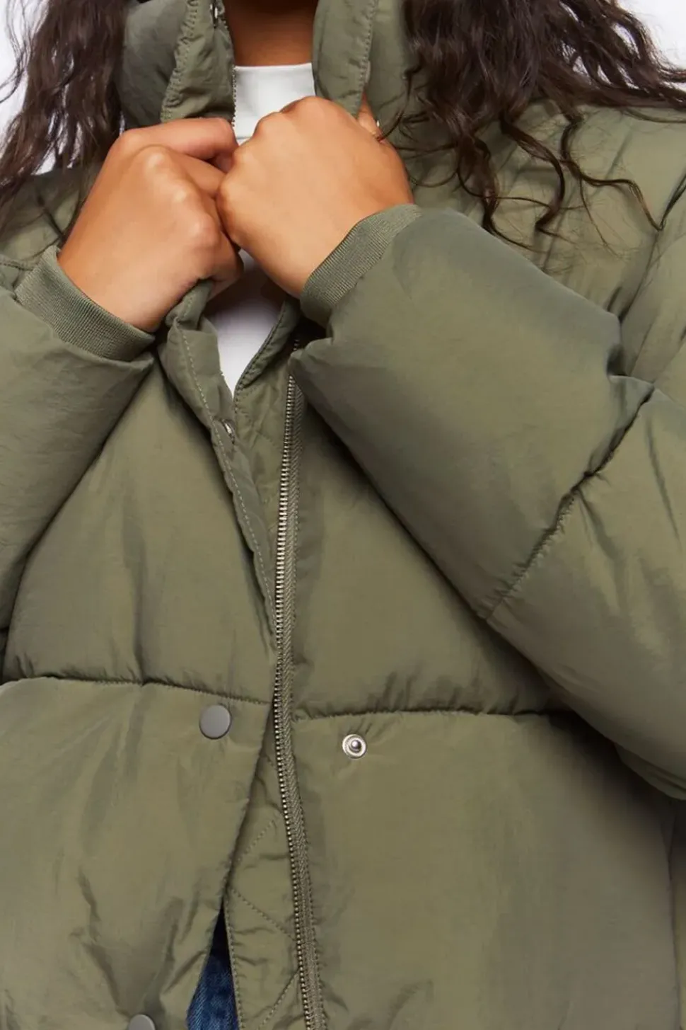Funnel Neck Puffer Jacket