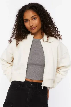 Funnel Neck Zip-Up Jacket