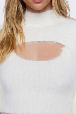 Fuzzy Crop Top & Bolero Set