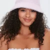 Fuzzy Knit Bucket Hat