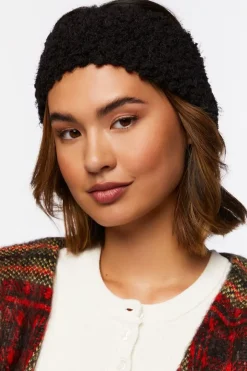 Fuzzy Knit Textured Headwrap