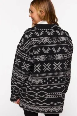 Geo Drop-Sleeve Shacket