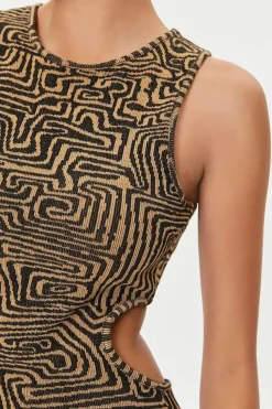 Geo Print Mini Dress