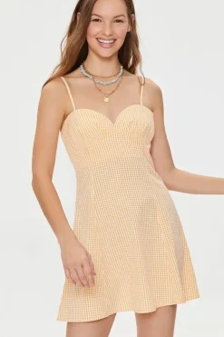 Gingham Cami Mini Dress
