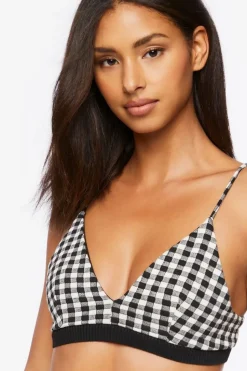 Gingham Crop Top & Shorts Set
