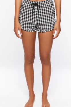 Gingham Crop Top & Shorts Set