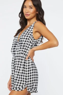 Gingham Lounge Romper