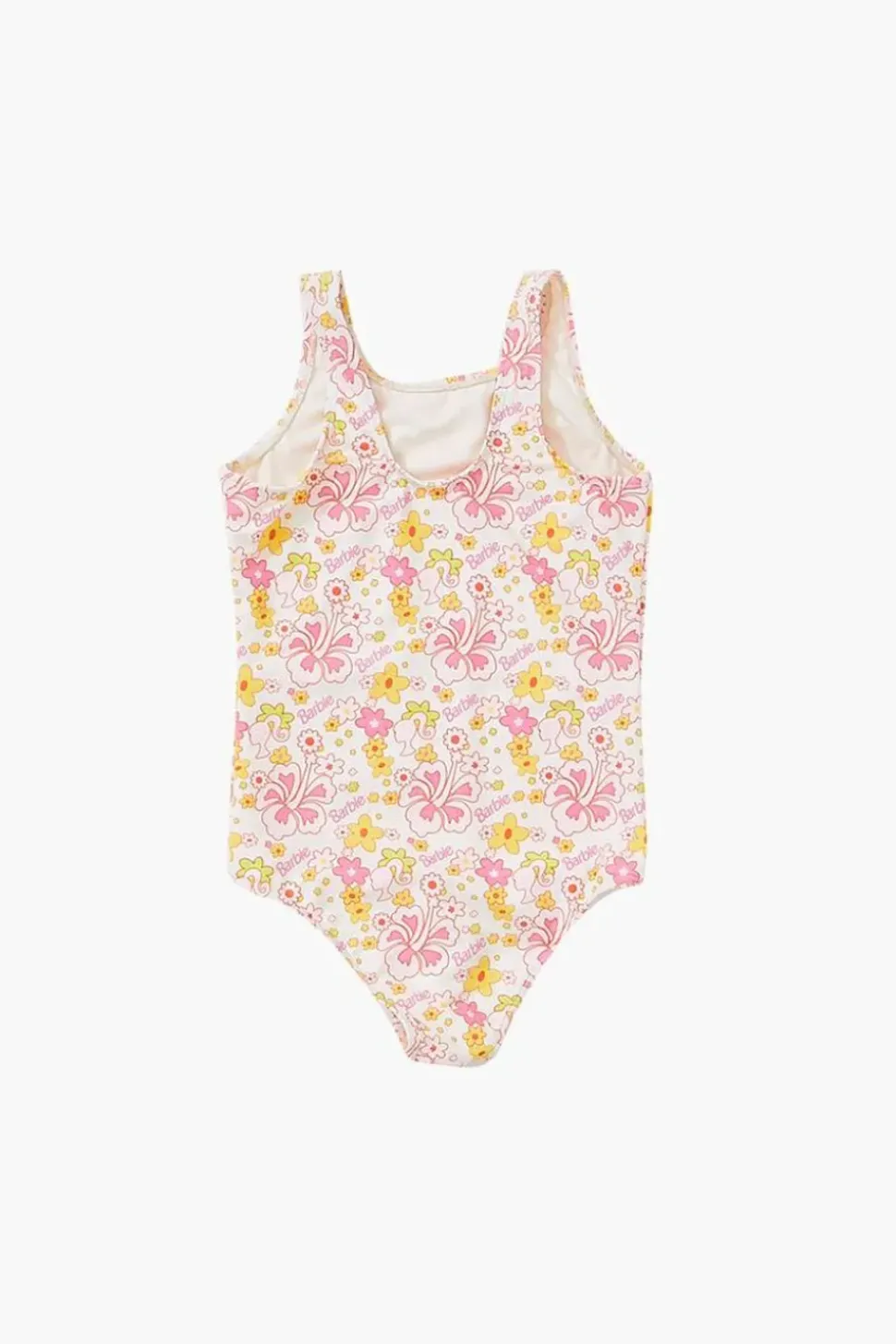 Girls Barbie® Floral One-Piece Swimsuit (Kids)