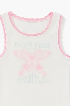 Girls Butterfly Graphic Tank Top (Kids)