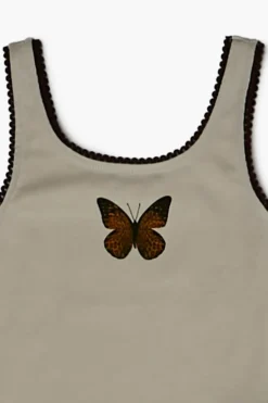 Girls Butterfly Graphic Tank Top (Kids)