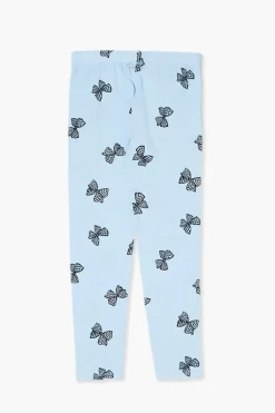 Girls Butterfly Print Leggings (Kids)