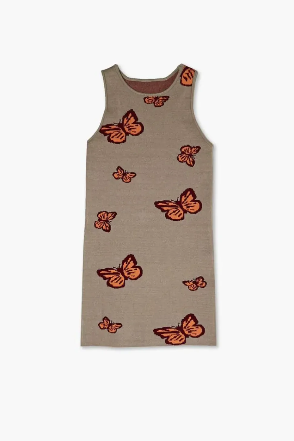 Girls Butterfly Print Sweater Dress (Kids)