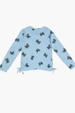 Girls Butterfly Print Top (Kids)