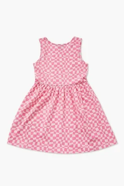 Girls Checkered A-Line Dress (Kids)