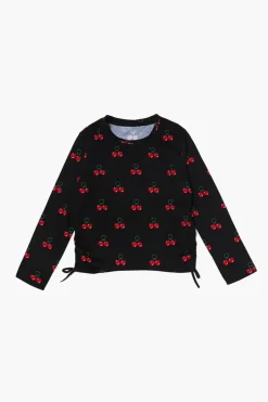Girls Cherry Print Top (Kids)