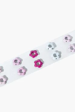 Girls Clear Flower Hip Belt (Kids)