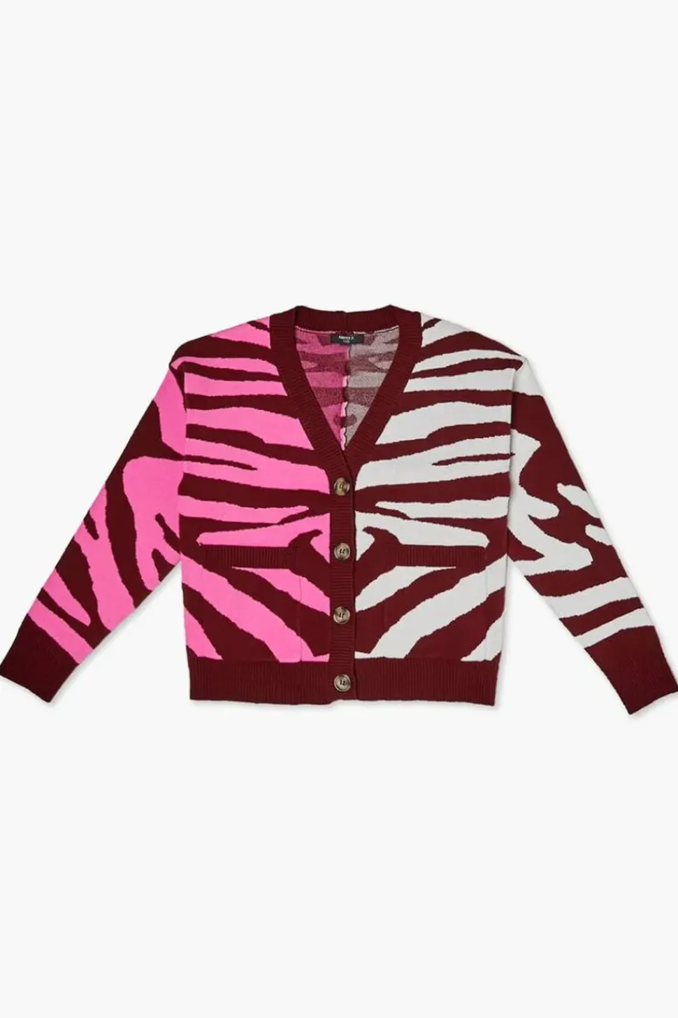 Girls Colorblock Zebra Cardigan (Kids)