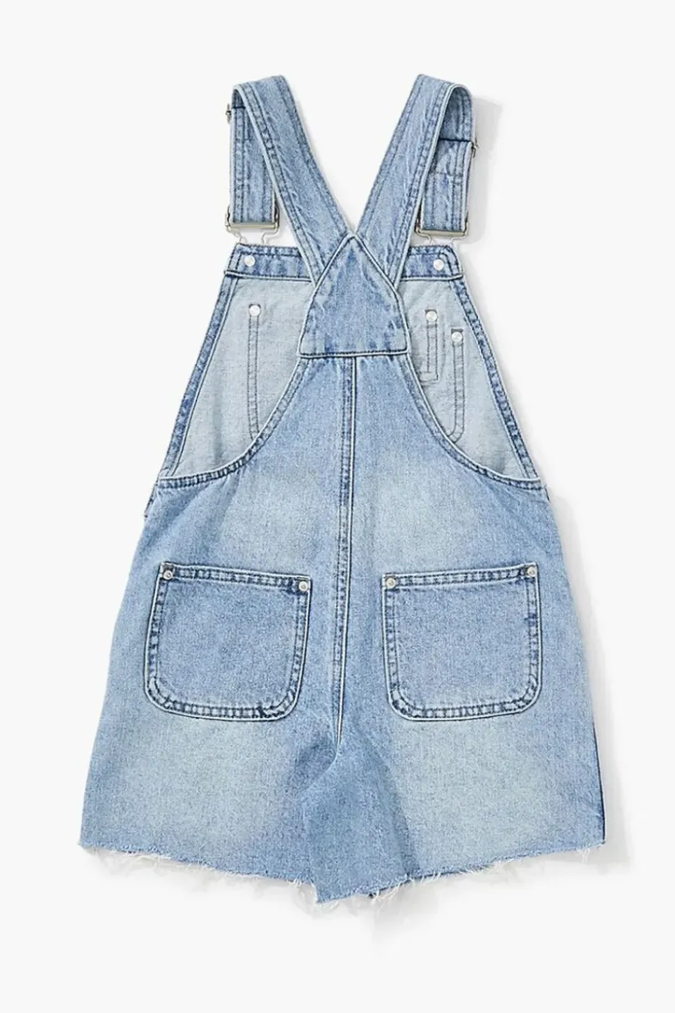 Girls Denim Overall Shorts (Kids)