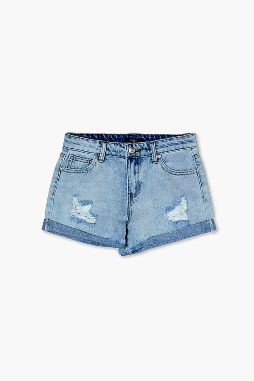 Girls Distressed Denim Shorts (Kids)