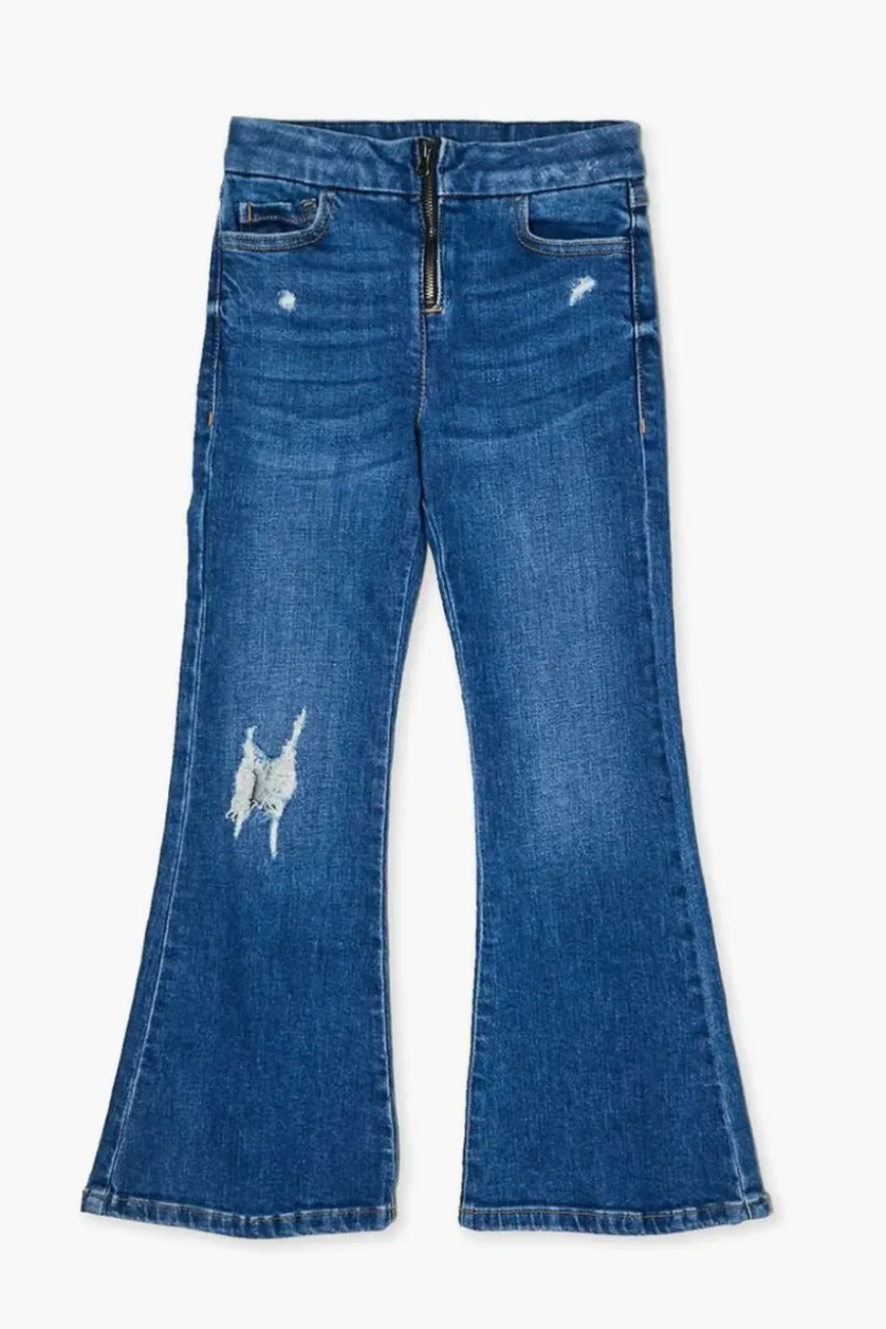 Girls Distressed Flare Jeans (Kids)