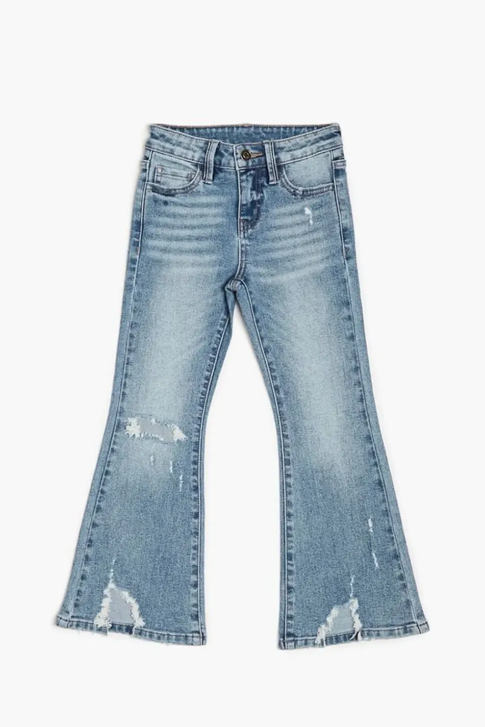 Girls Distressed Flare Jeans (Kids)