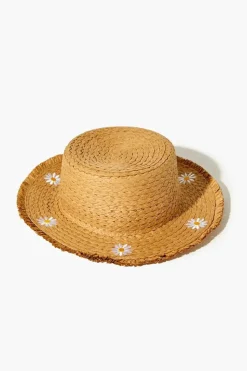 Girls Embroidered Floppy Hat (Kids)