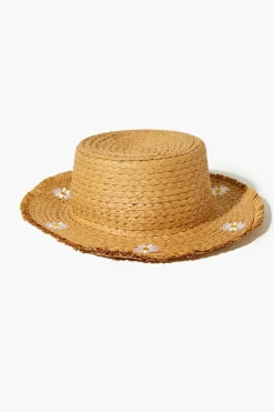 Girls Embroidered Floppy Hat (Kids)