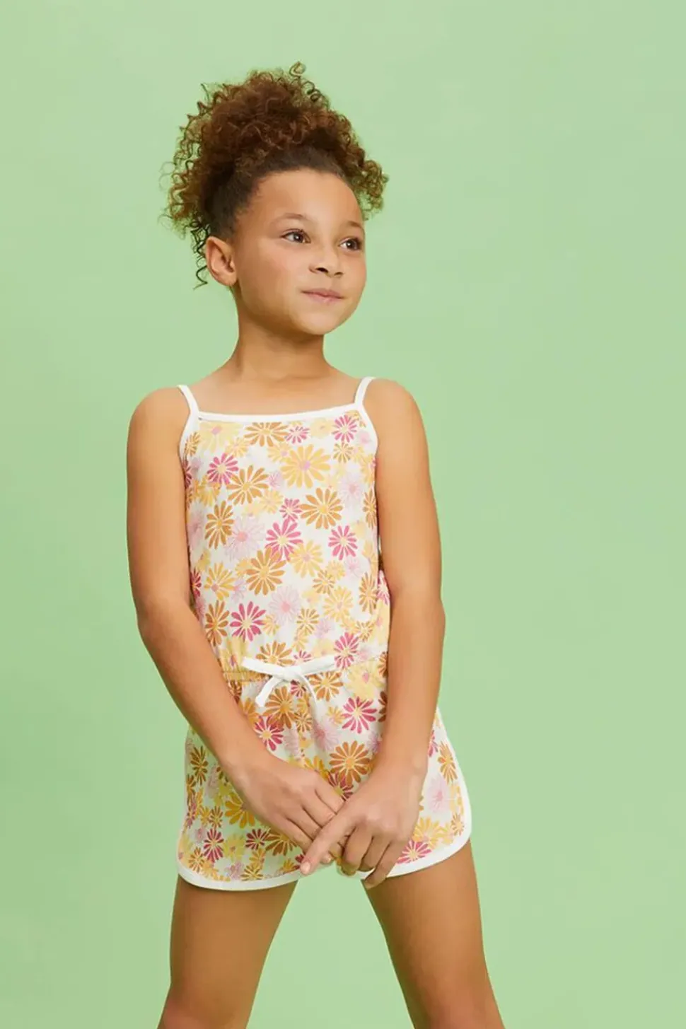 Girls Floral Cami Romper (Kids)