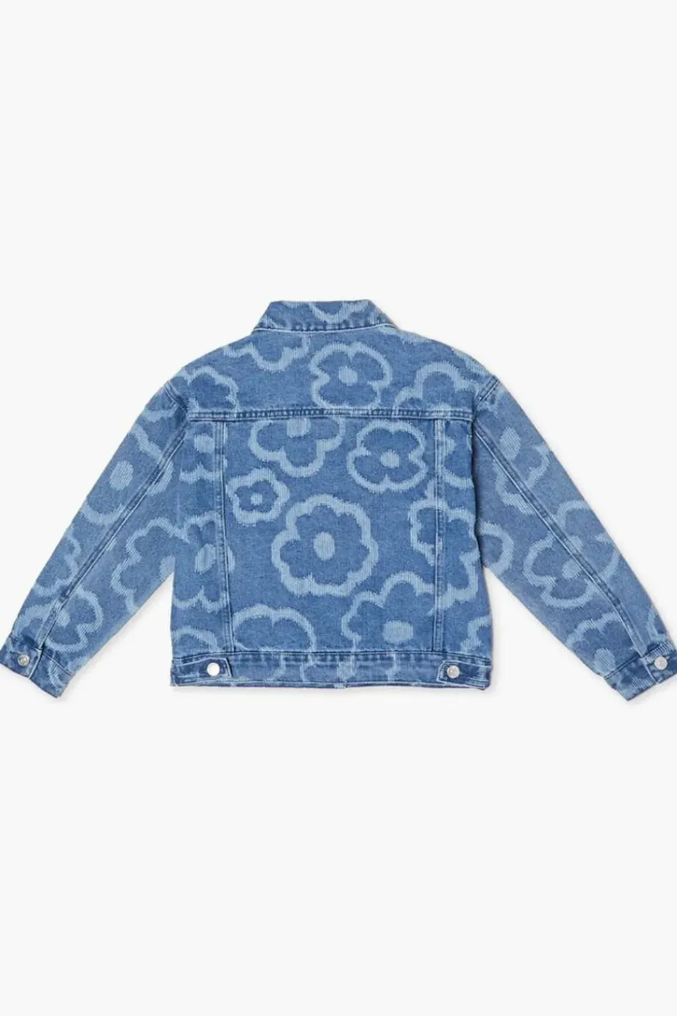 Girls Floral Denim Shacket (Kids)