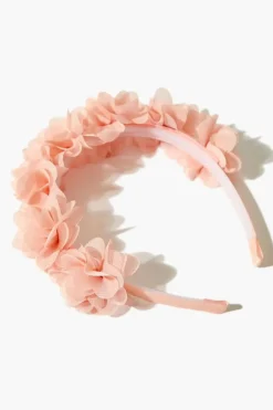 Girls Floral Embellished Headband (Kids)