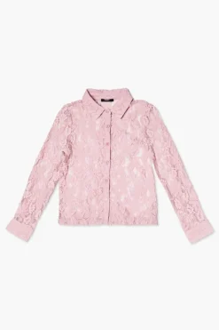 Girls Floral Lace Shirt (Kids)