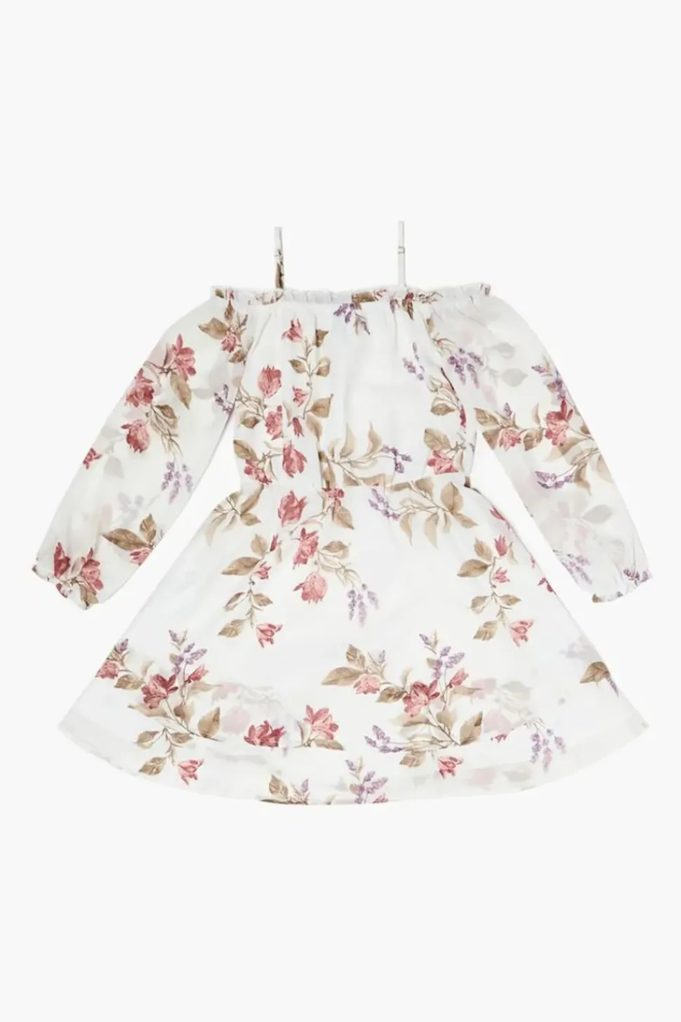 Girls Floral Off-The-Shoulder Dress (Kids)