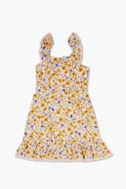 Girls Floral Print Dress (Kids)