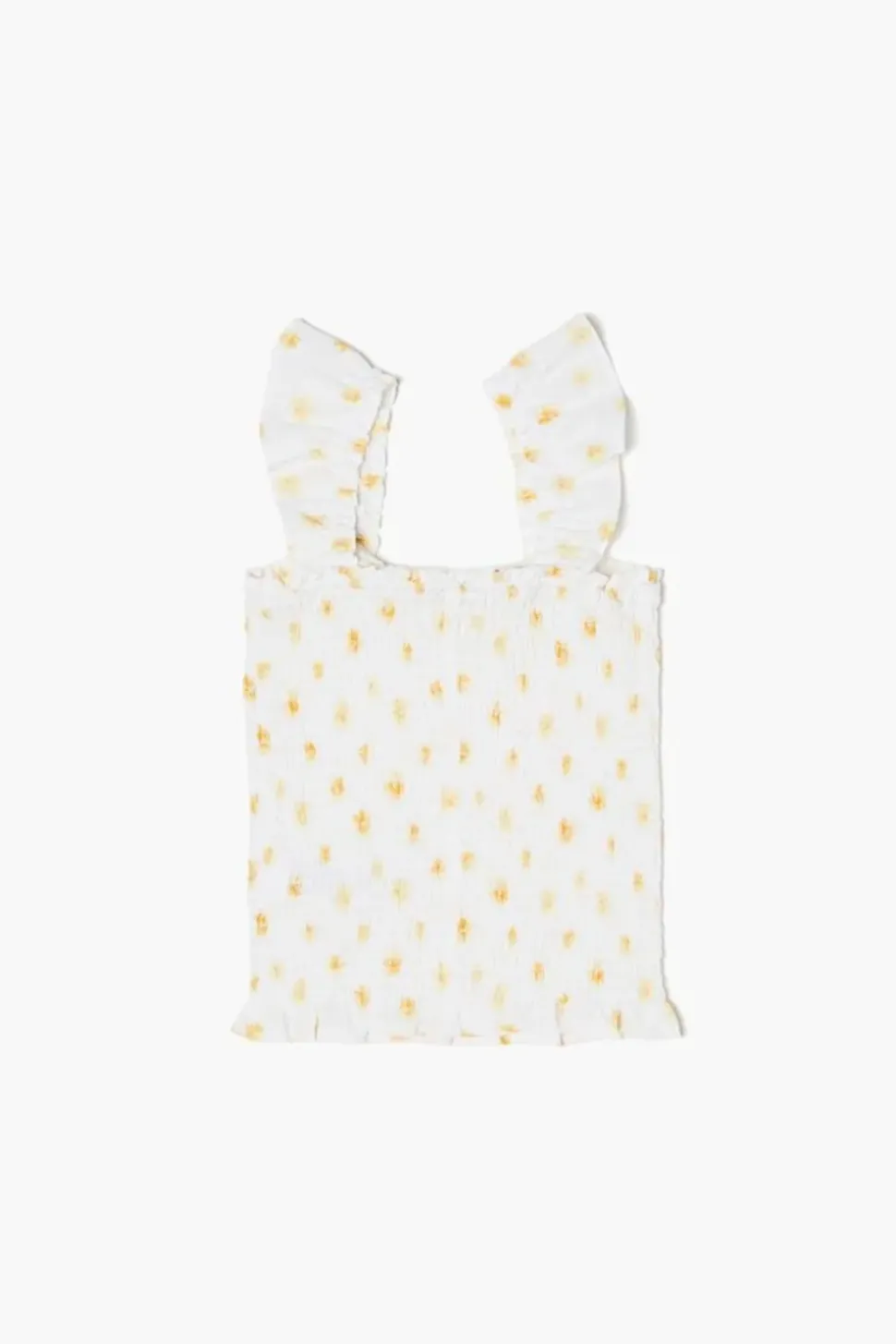 Girls Floral Print Smocked Top (Kids)