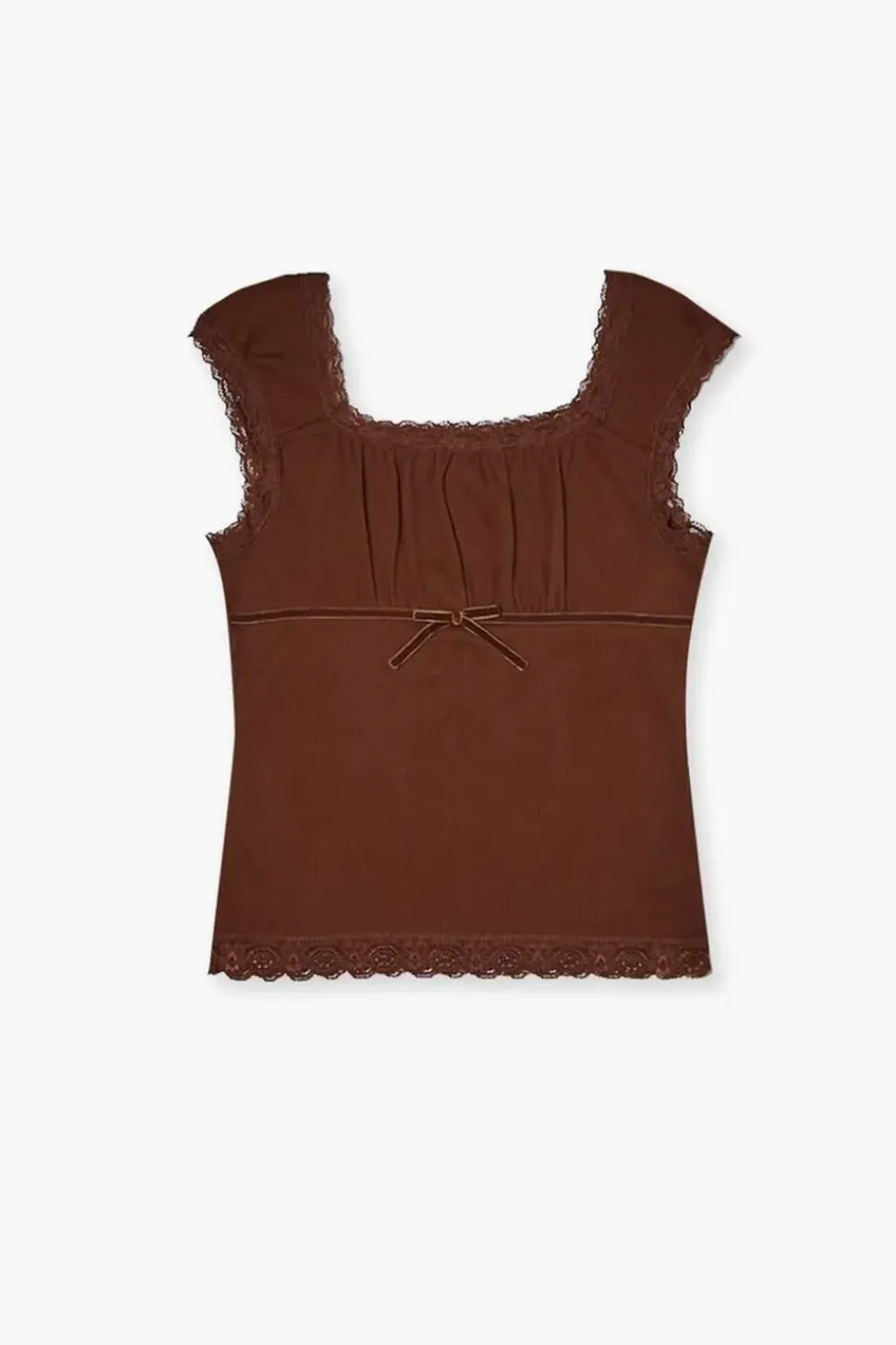 Girls Lace-Trim Cap-Sleeve Top (Kids)